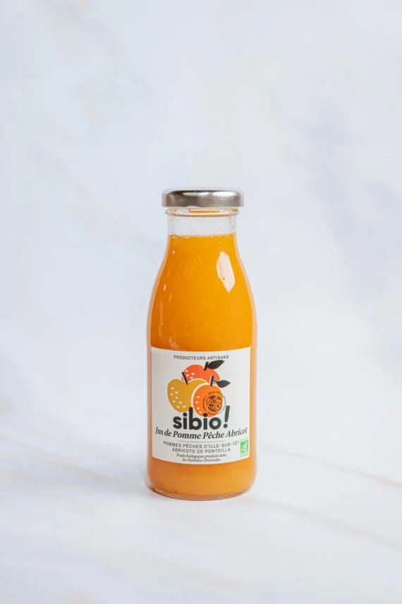 Si bio Jus de pomme pêche Abricot BIO